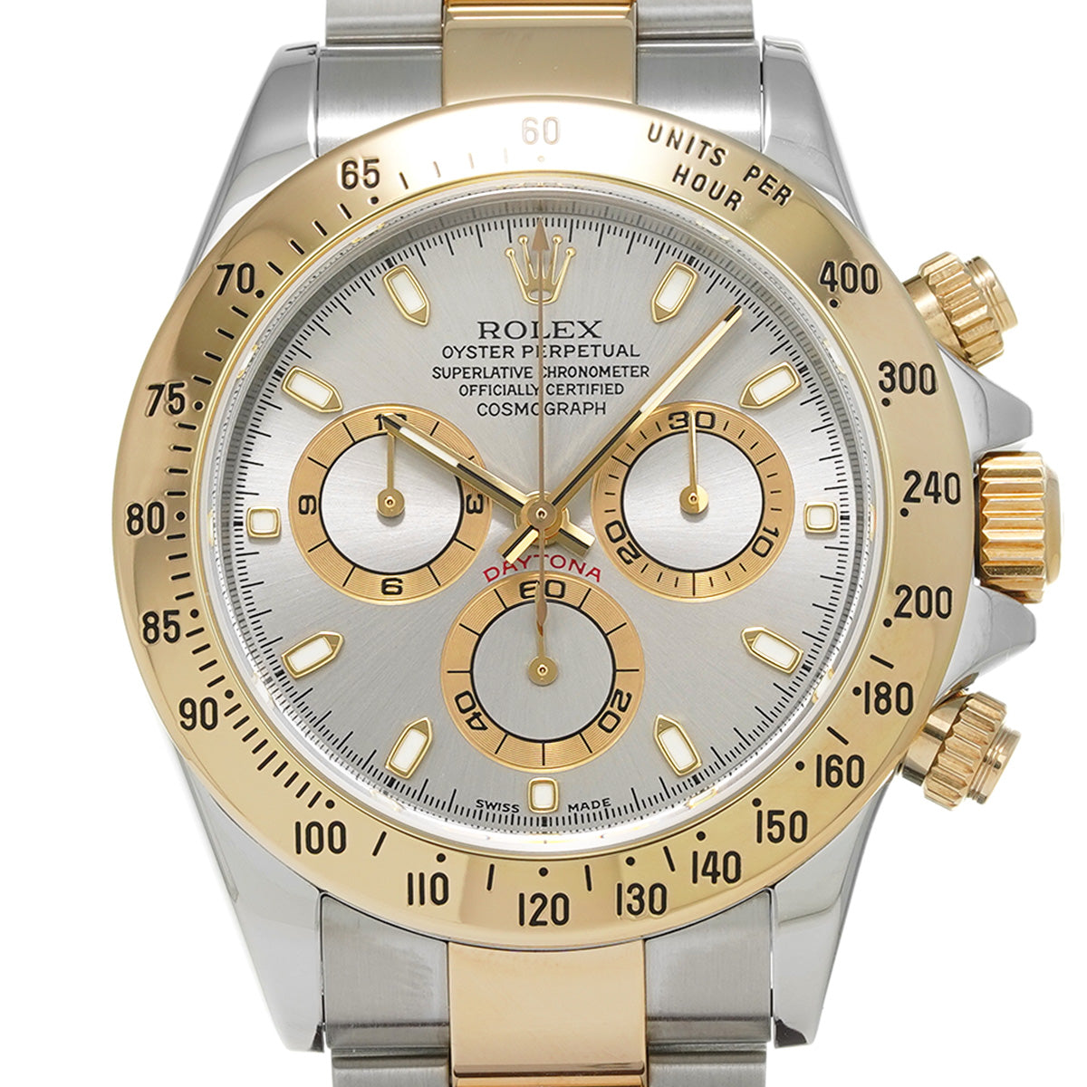 Cosmograph Daytona 116523 Y (manufactured circa 2002) Gray ROLEX Men's [Pre-Owned].