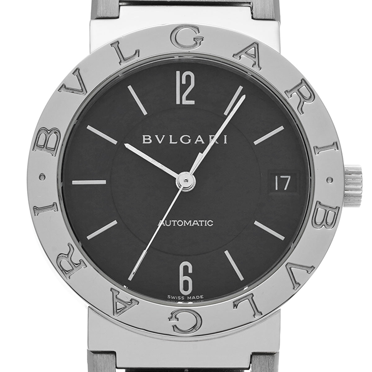 Bulgari Bulgari BB33SS Black BVLGARI Men's [Pre-owned].