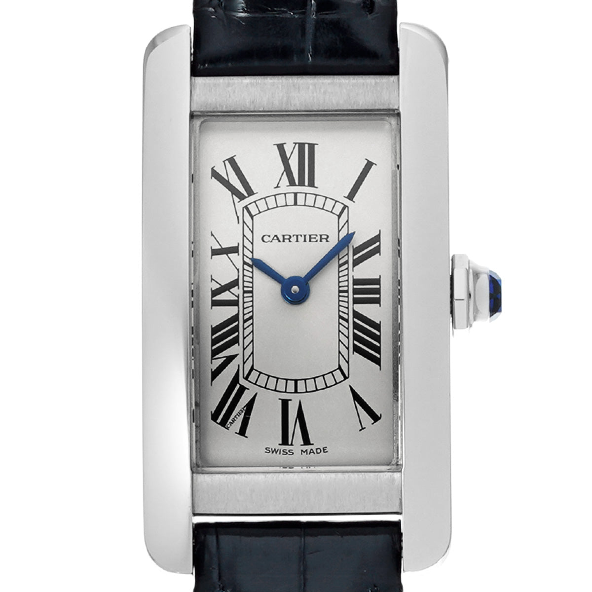 Tank American SM WSTA0043 Silver CARTIER Ladies [Pre-owned]