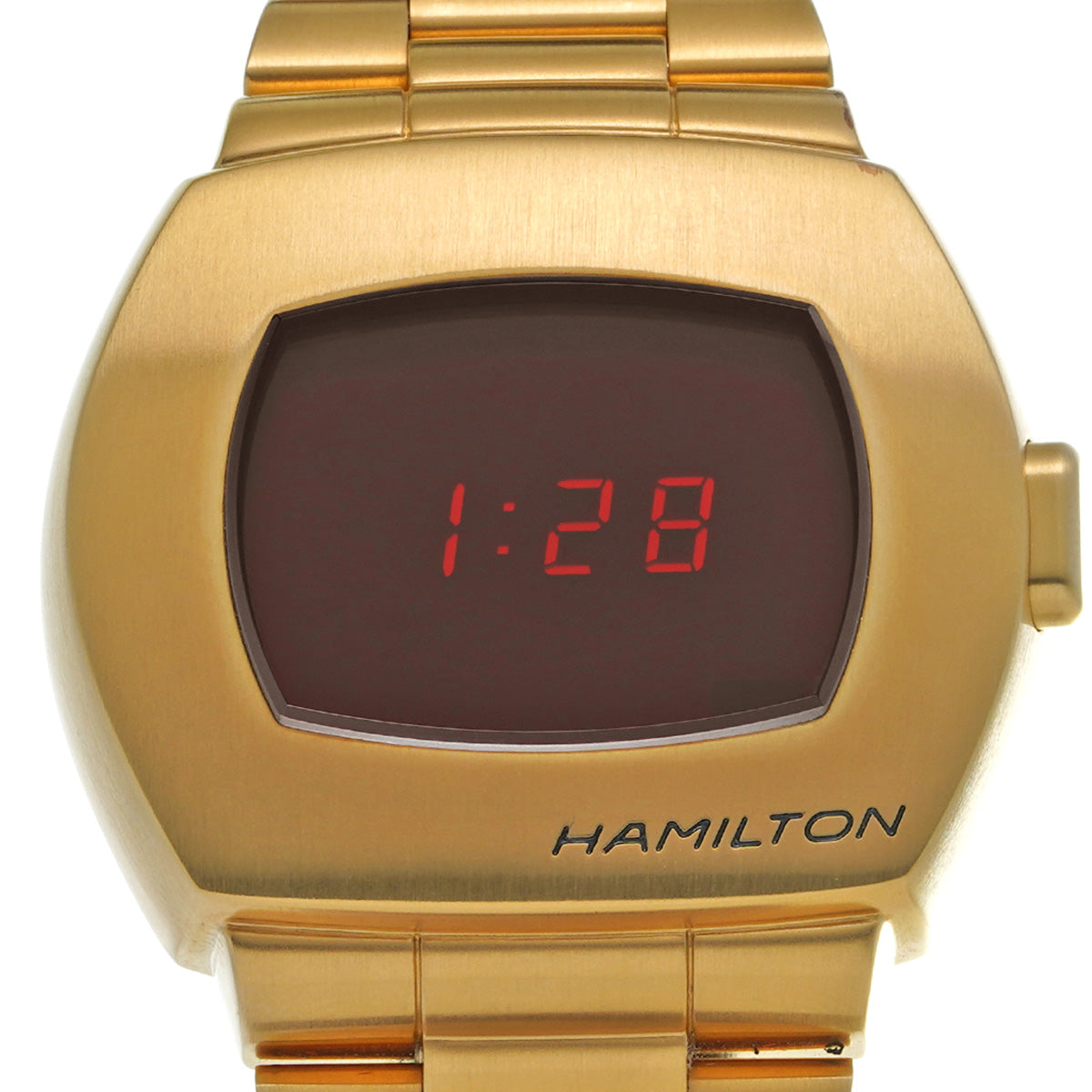 American Classic PSR Digital Quartz H52424130 Red HAMILTON Men's [Pre-Owned].