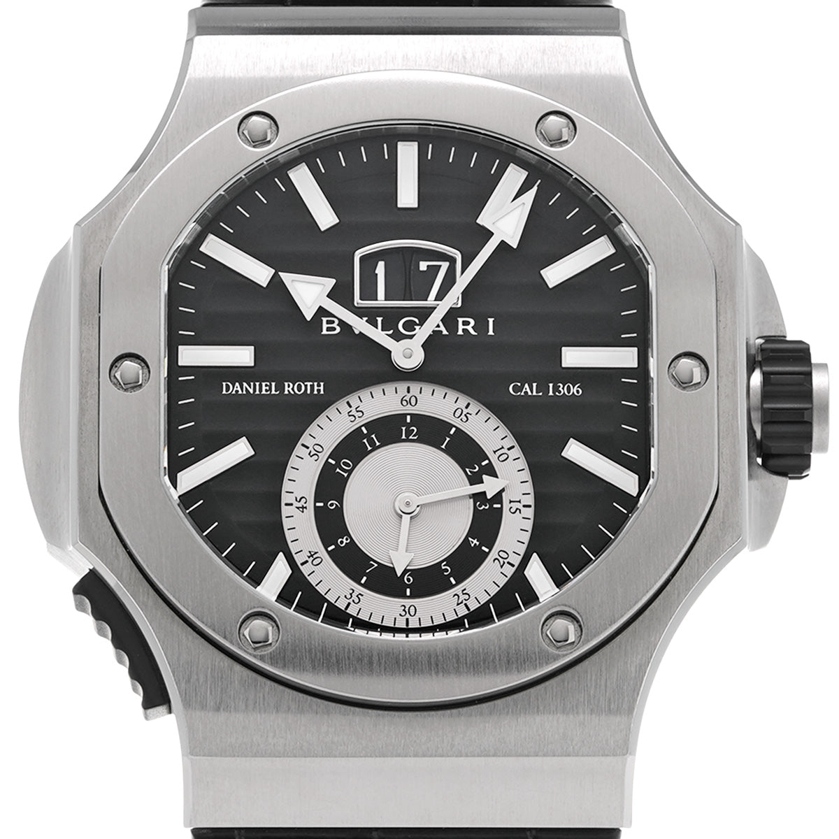 DANIEL ROTH Chronosprint BRE56BSLDCH Black BVLGARI Men's [Pre-Owned].