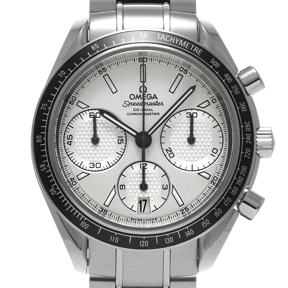 Speedmaster Racing Co-Axial 326.30.40.50.02.001 Silver OMEGA Men's [Pre-Owned].