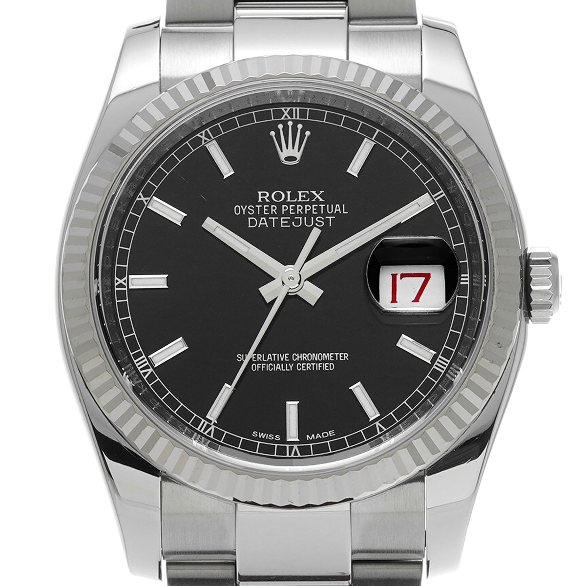 DATE JUST 116234 Random Serial Black ROLEX Men's [Pre-owned].