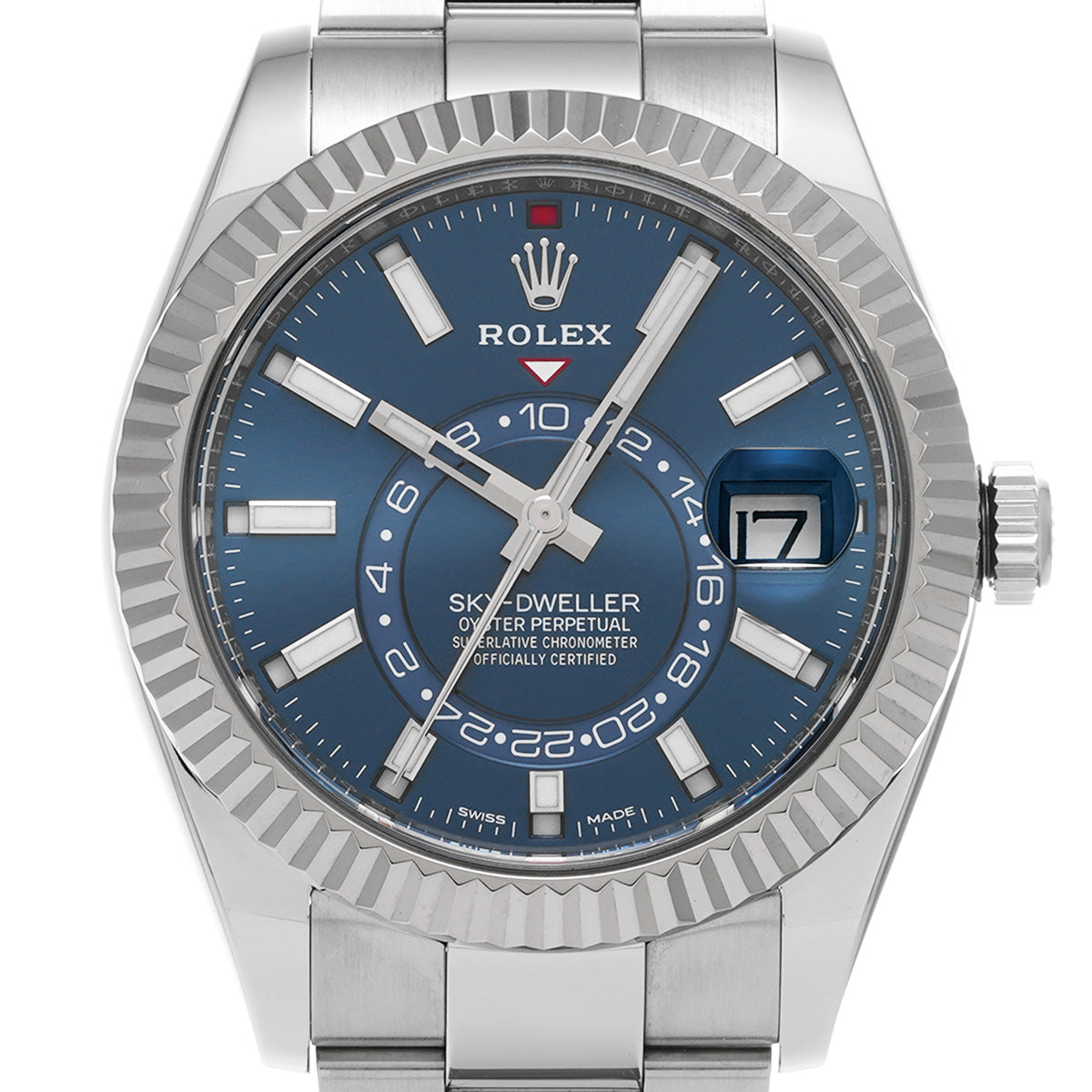 SKYDWELLER 326934 Random Serial Blue ROLEX Men's [Pre-Owned].