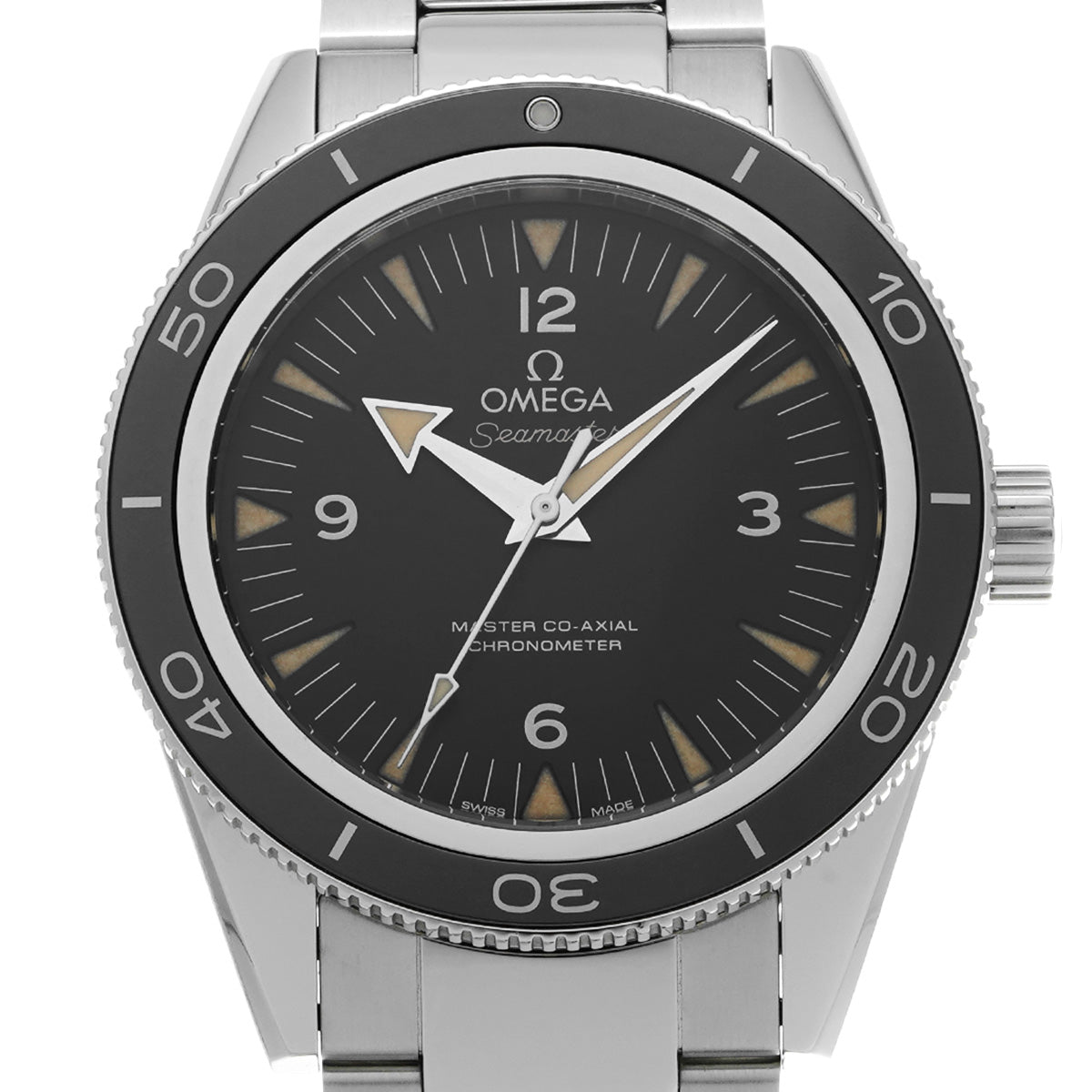 Seamaster 300 Master Co-Axial 233.30.41.21.01.001 Black OMEGA Men's [pre-owned].