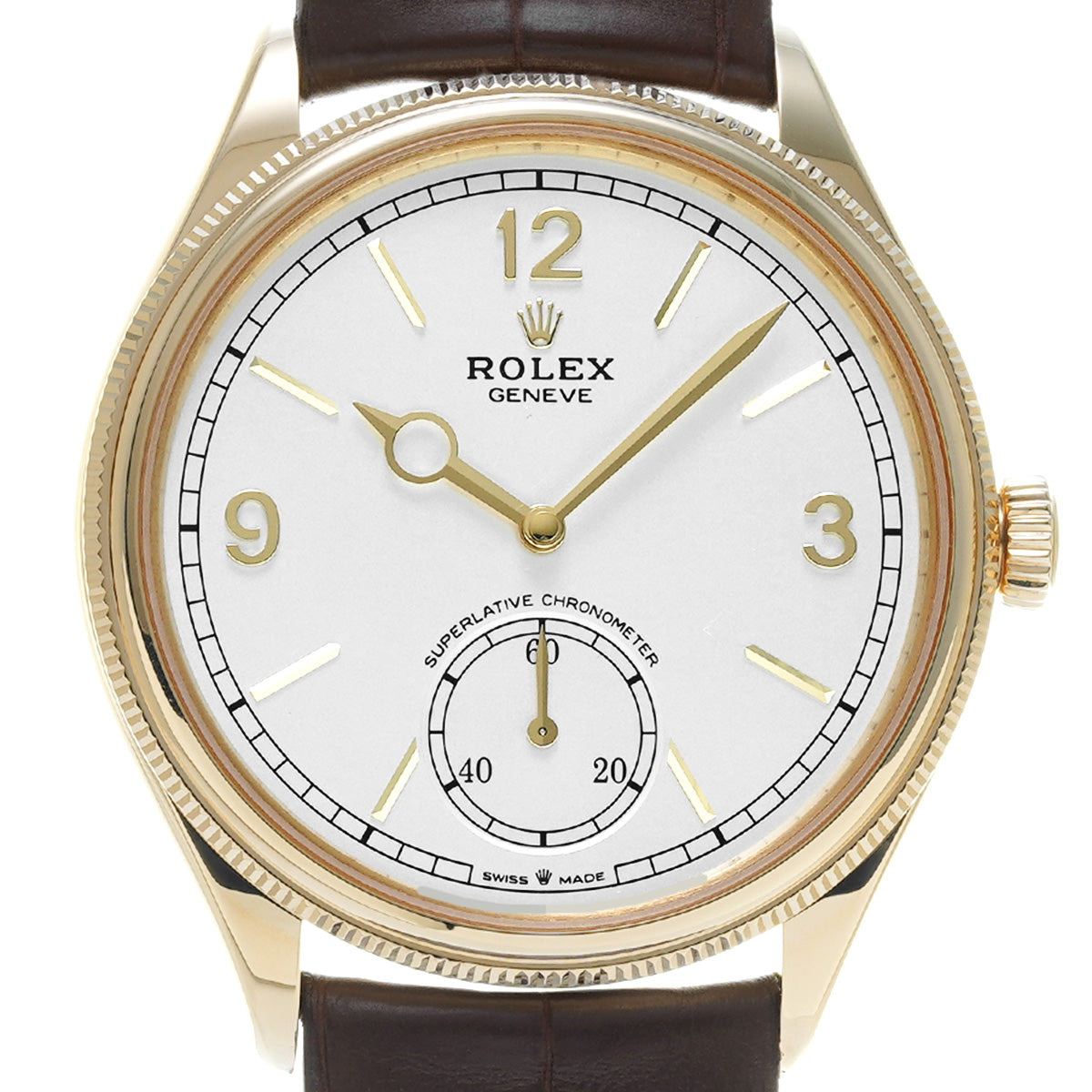 1908 52508 Random Serial White ROLEX Men's [Pre-owned].