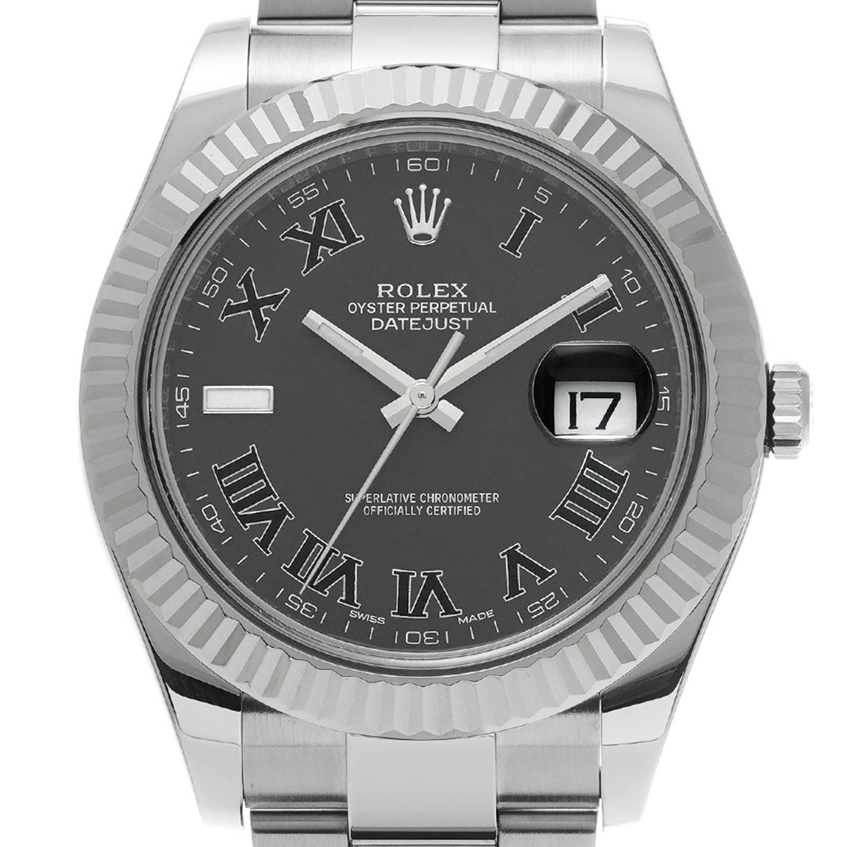 Datejust II 116334 Random Serial Gray ROLEX Men's [Pre-Owned].