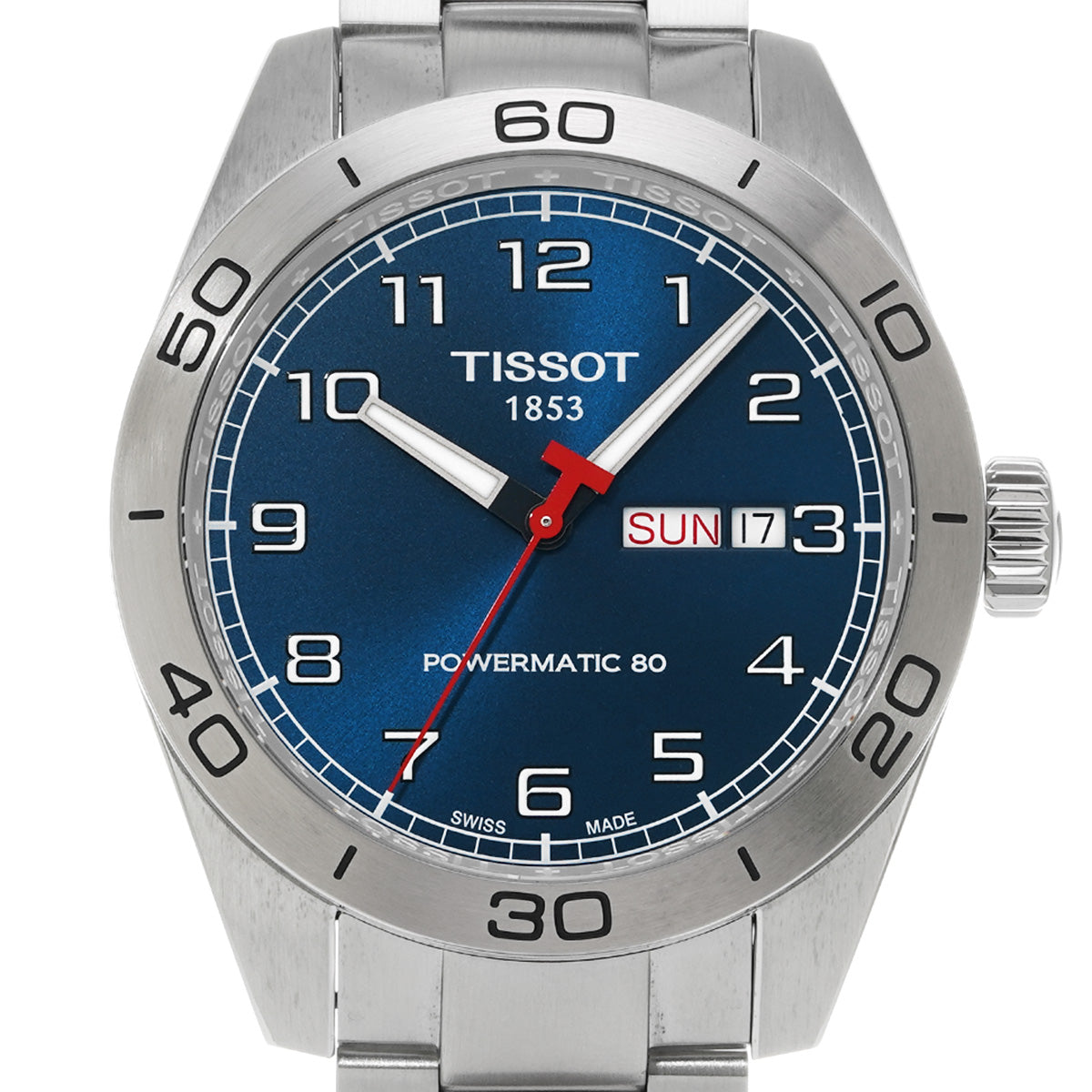 PRS 516 Powermatic 80 T131.430.11.042.00 Blue TISSOT Men's [pre-owned].