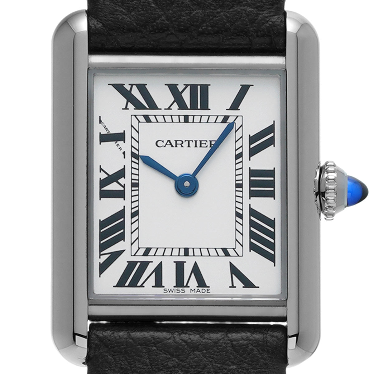Tank Must SM WSTA0042 Silver CARTIER Ladies [Pre-owned]