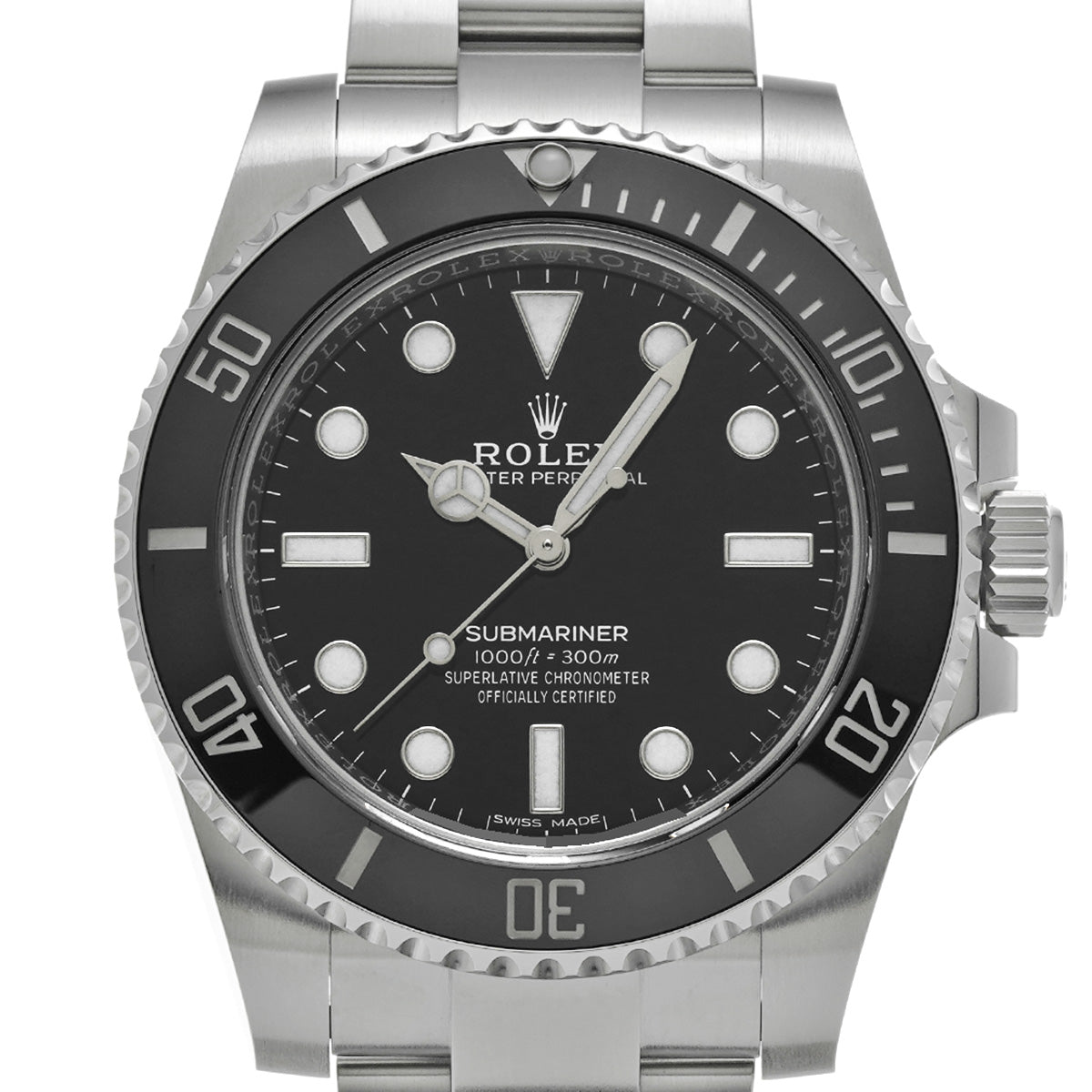 Submariner 114060 Random Serial Black ROLEX Men's [Pre-Owned].
