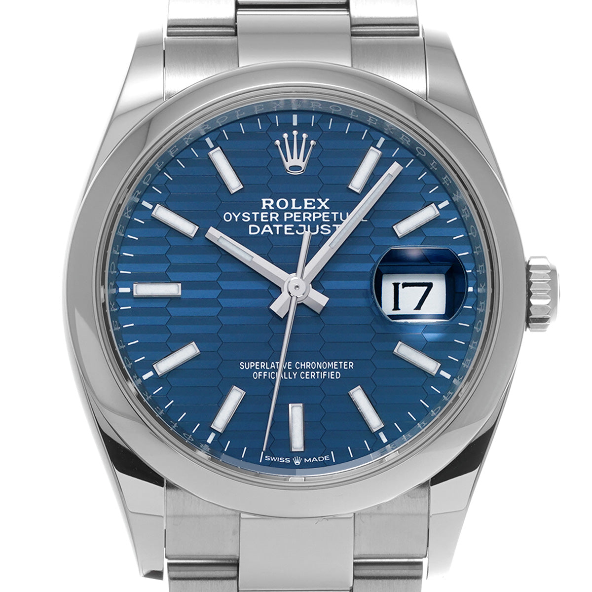 Datejust 36 126200 Random Serial Blue Fluted-Motif ROLEX Men's [Pre-Owned].