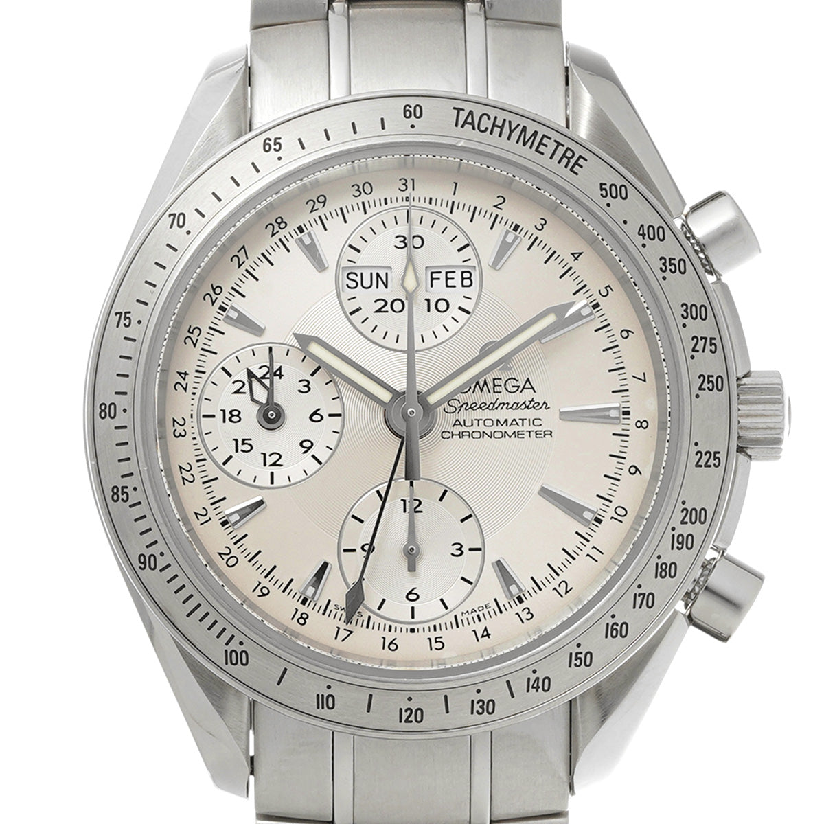 3221.30 Speedmaster Triple Calendar Silver OMEGA Men's [Pre-Owned].