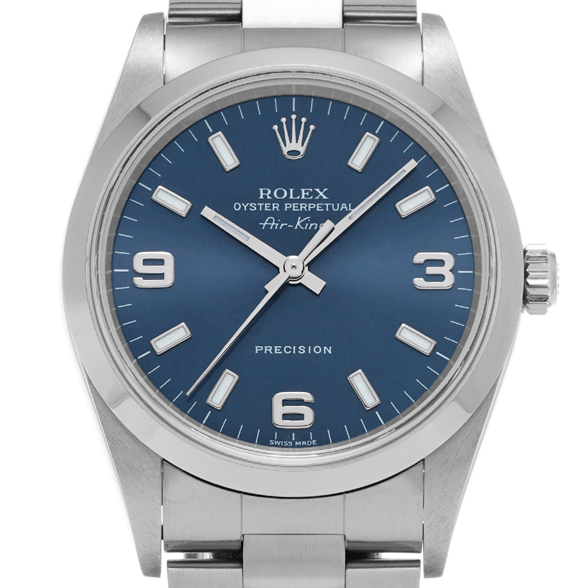 Air-King 14000M D (manufactured circa 2005) Blue ROLEX Men's [Pre-Owned].