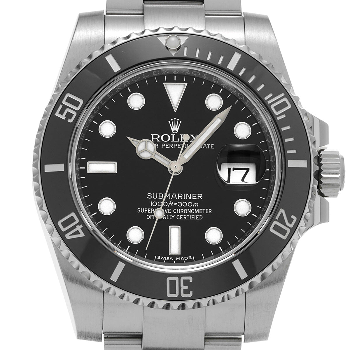 Submariner Date 116610LN Random Serial Black ROLEX Men's [Pre-Owned].