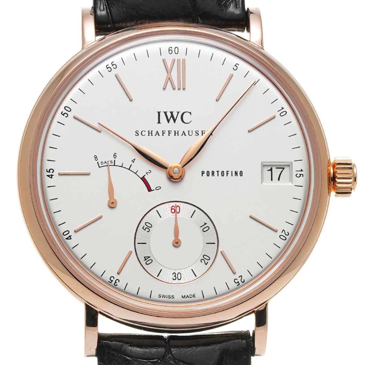 Portofino Hand-Wound 8 Days IW510107 Silver IWC Men's [Pre-Owned]