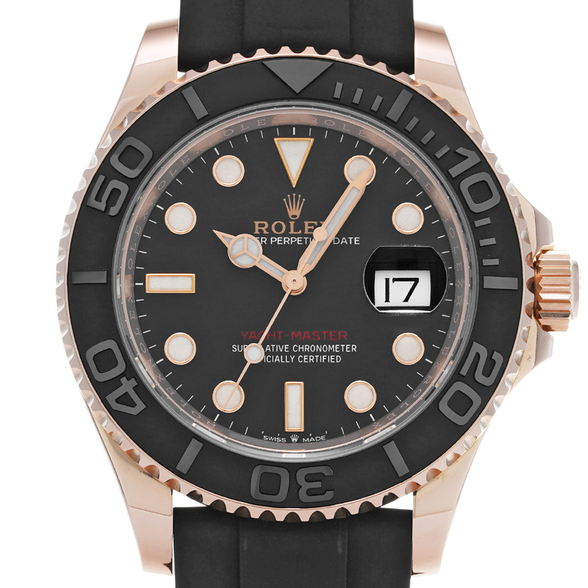 Yacht-Master 40 126655 Black ROLEX Men's [Pre-Owned].