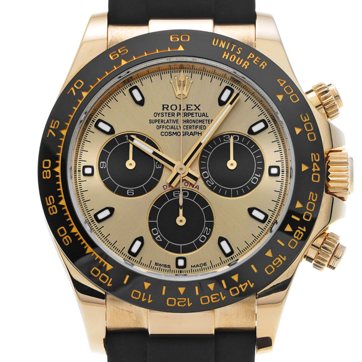 Cosmograph Daytona 116518LN Random Serial Champagne/Black ROLEX Men's [Pre-Owned].