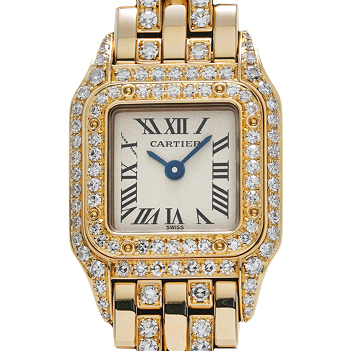 Mini Panthère WF3141NA Silver CARTIER Ladies [Pre-owned]