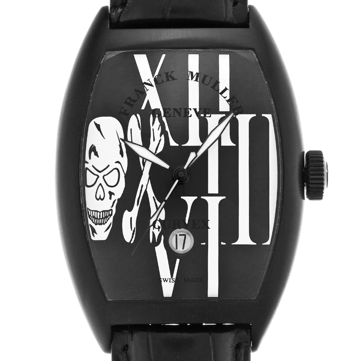 Tonneau Curvex Gothic Allonge Noir 8880SCDT GOTH NR Black FRANCK MULLER Men's [Pre-owned]