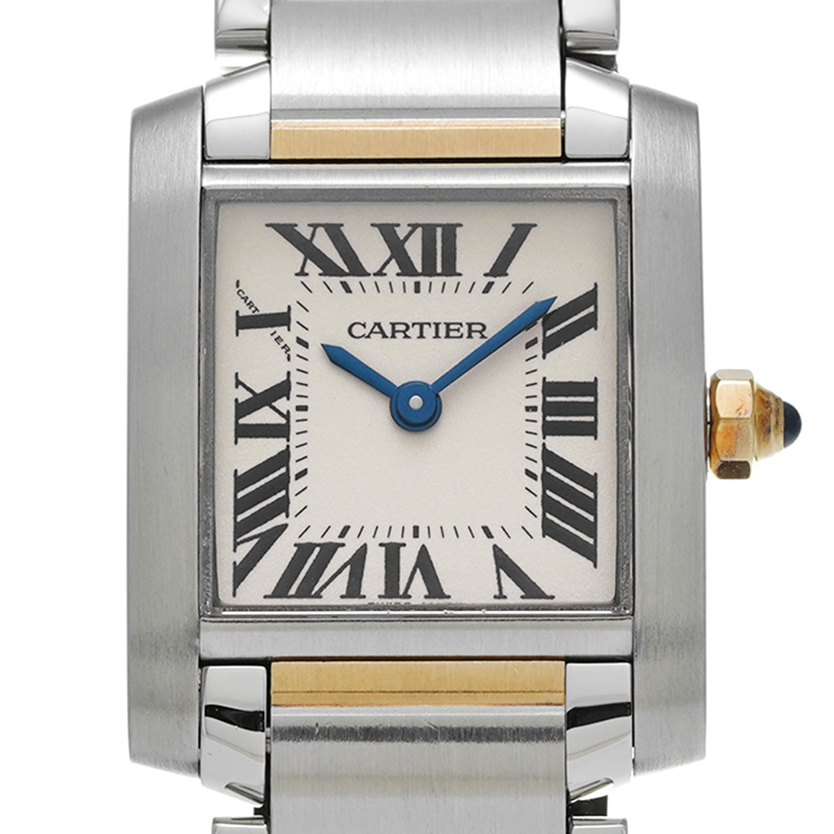 Tank Francaise SM W51007Q4 Silver CARTIER Ladies [Pre-owned]