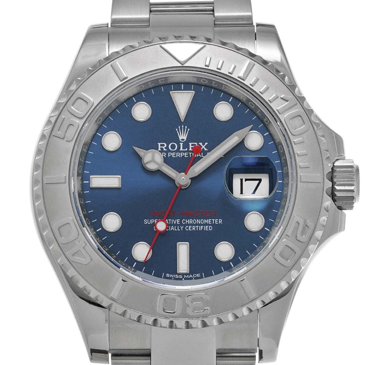 Yacht-Master 116622 Blue ROLEX Men's [Pre-Owned].