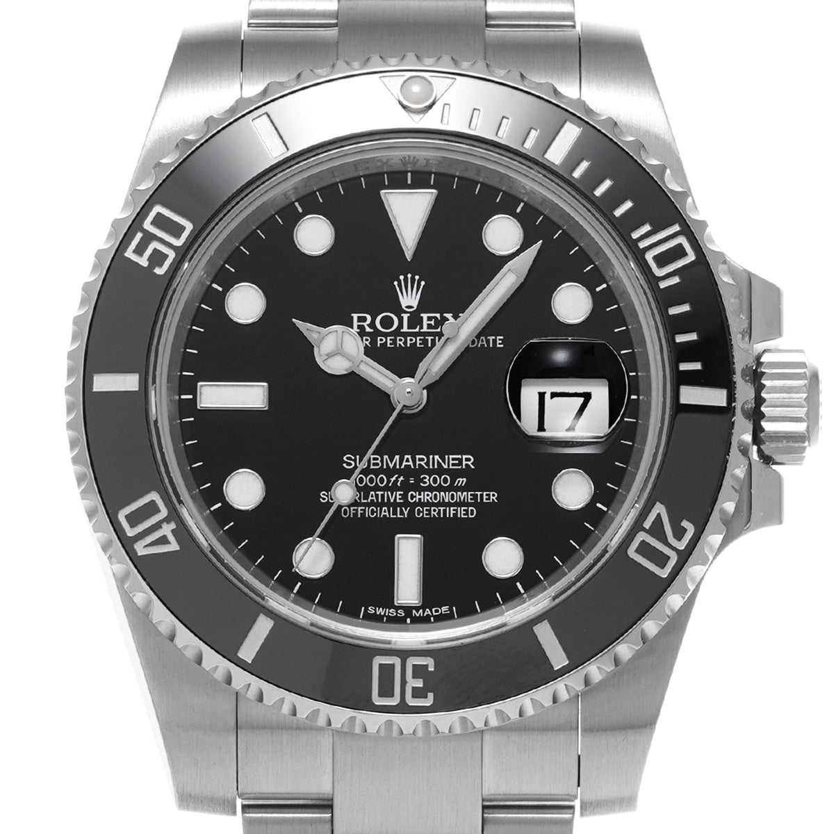 Submariner Date 116610LN Black ROLEX Men's [Pre-Owned].