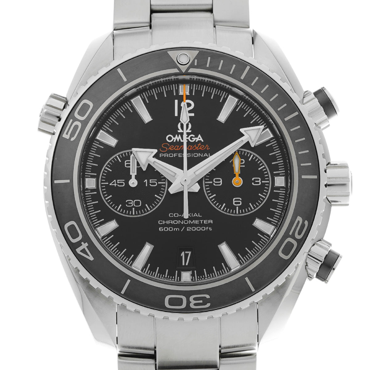 Seamaster Planet Ocean 600 Co-Axial Chronograph 232.30.46.51.01.001 Black OMEGA Men's [Pre-Owned].