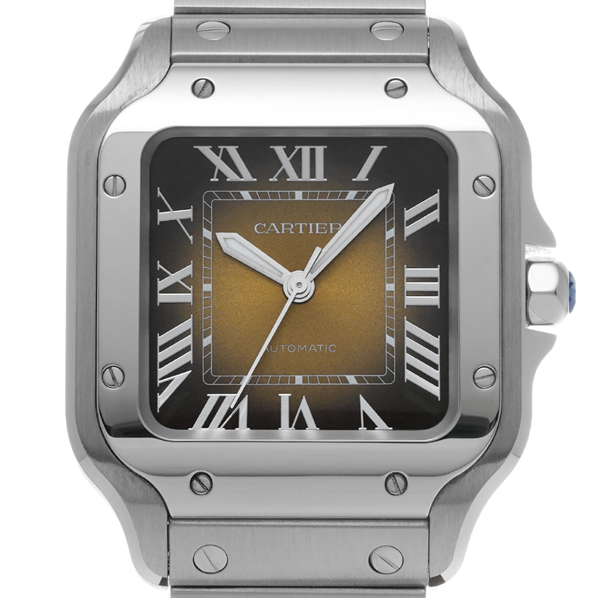 Santos de Cartier MM WSSA0065 Brown Gradation CARTIER Men's [Pre-owned]