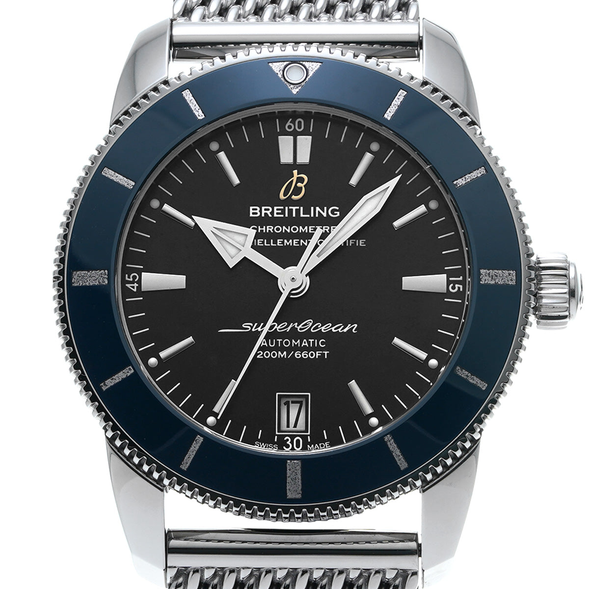 Super Ocean Heritage II 42 AB201016/BF73 Black BREITLING Men's [Pre-Owned].