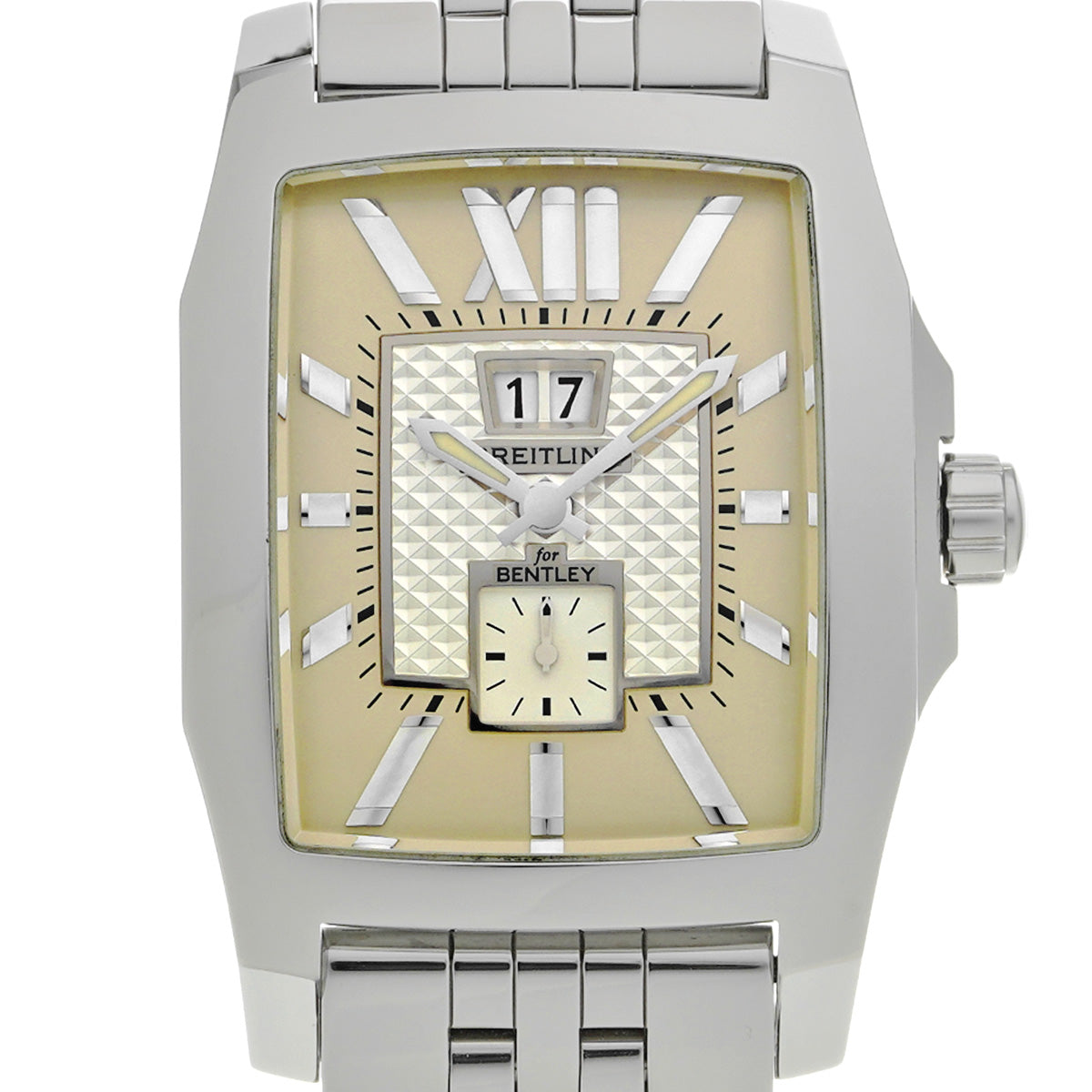 Bentley Flying B Big Date A1636212 White BREITLING Men's [Pre-Owned].