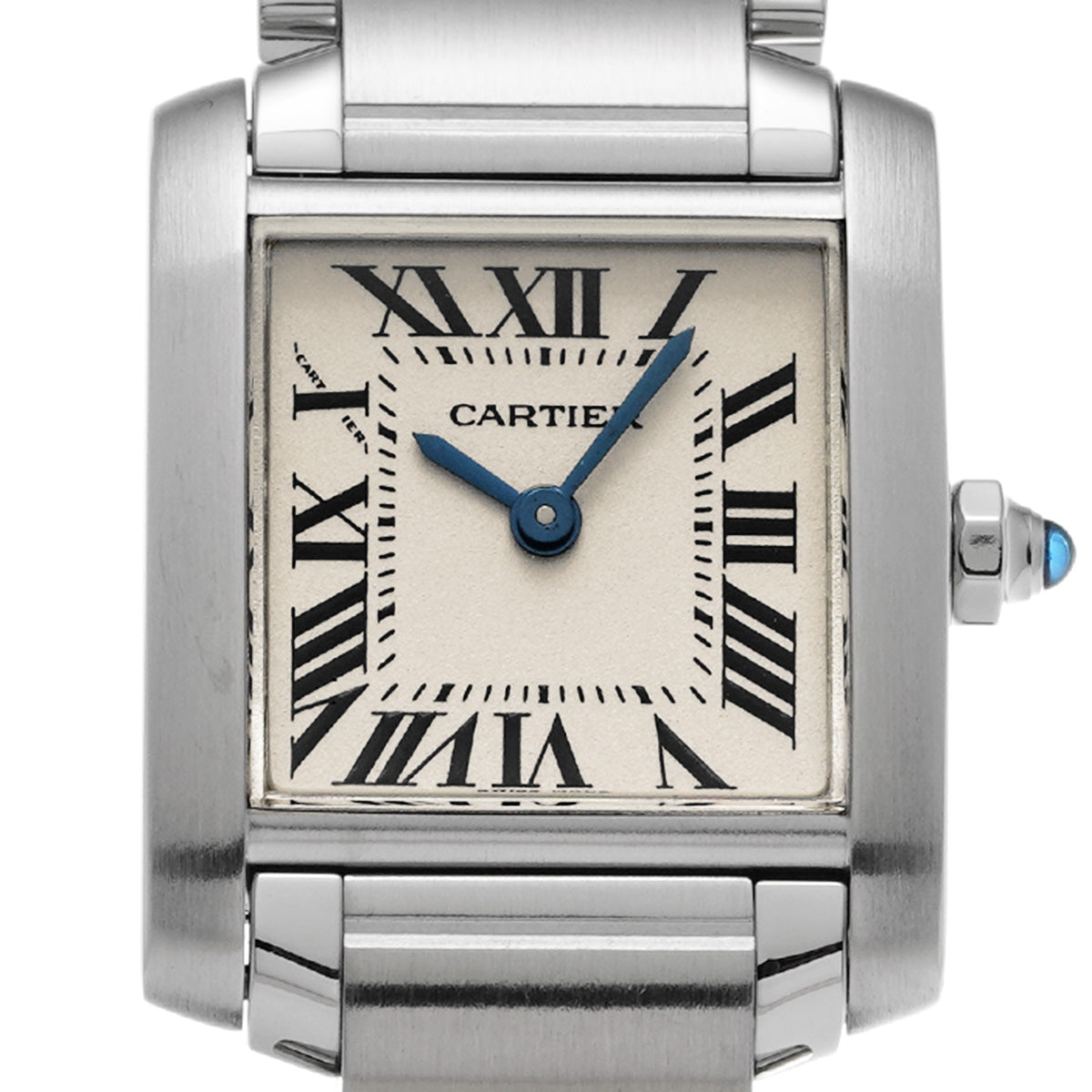 Tank Francaise SM W51008Q3 Silver CARTIER Ladies [Pre-owned]