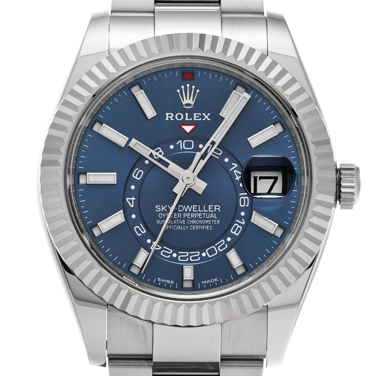 SKYDWELLER 326934 Random Serial Blue ROLEX Men's [Pre-Owned].