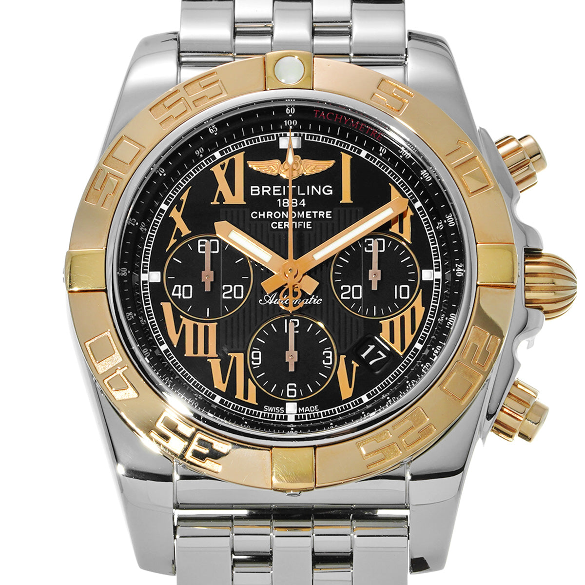 Chronomat 44 CB011012/B957 Black BREITLING Men's [Pre-Owned]