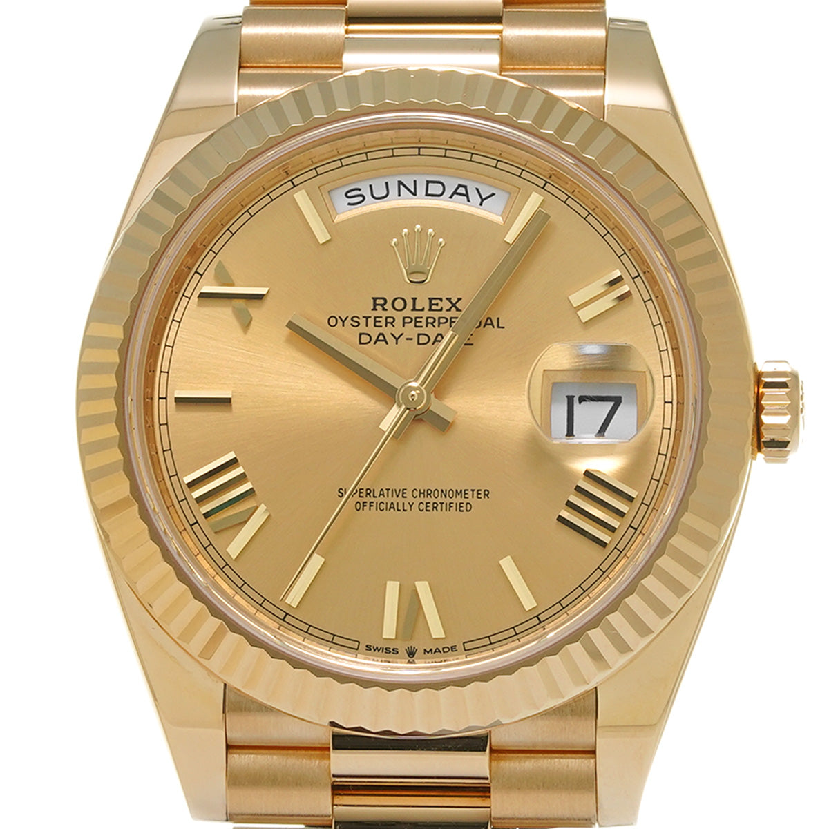 Day Date 40 228238 Champagne ROLEX Men's [Pre-Owned].