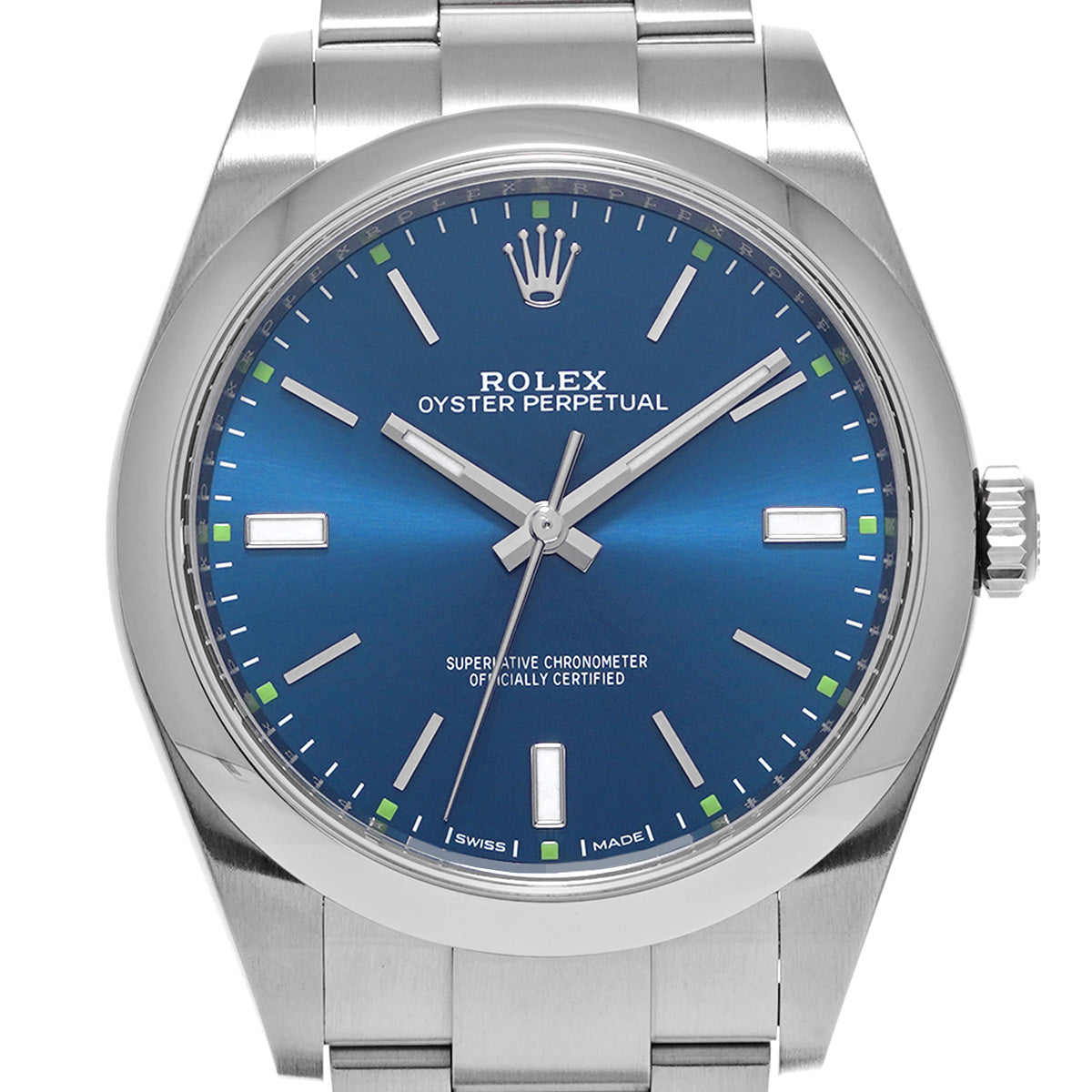 Oyster Perpetual 39 114300 Random Serial Blue ROLEX Men's [Pre-Owned].