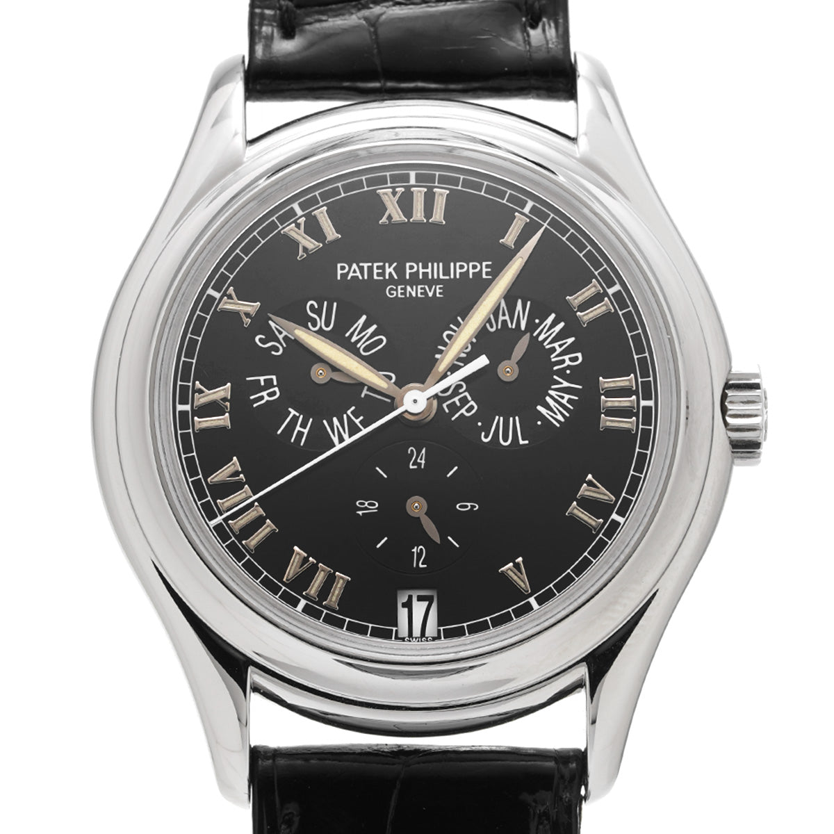 Complication Annual Calendar 5035P-001 Black PATEK PHILIPPE Men's [Pre-Owned].