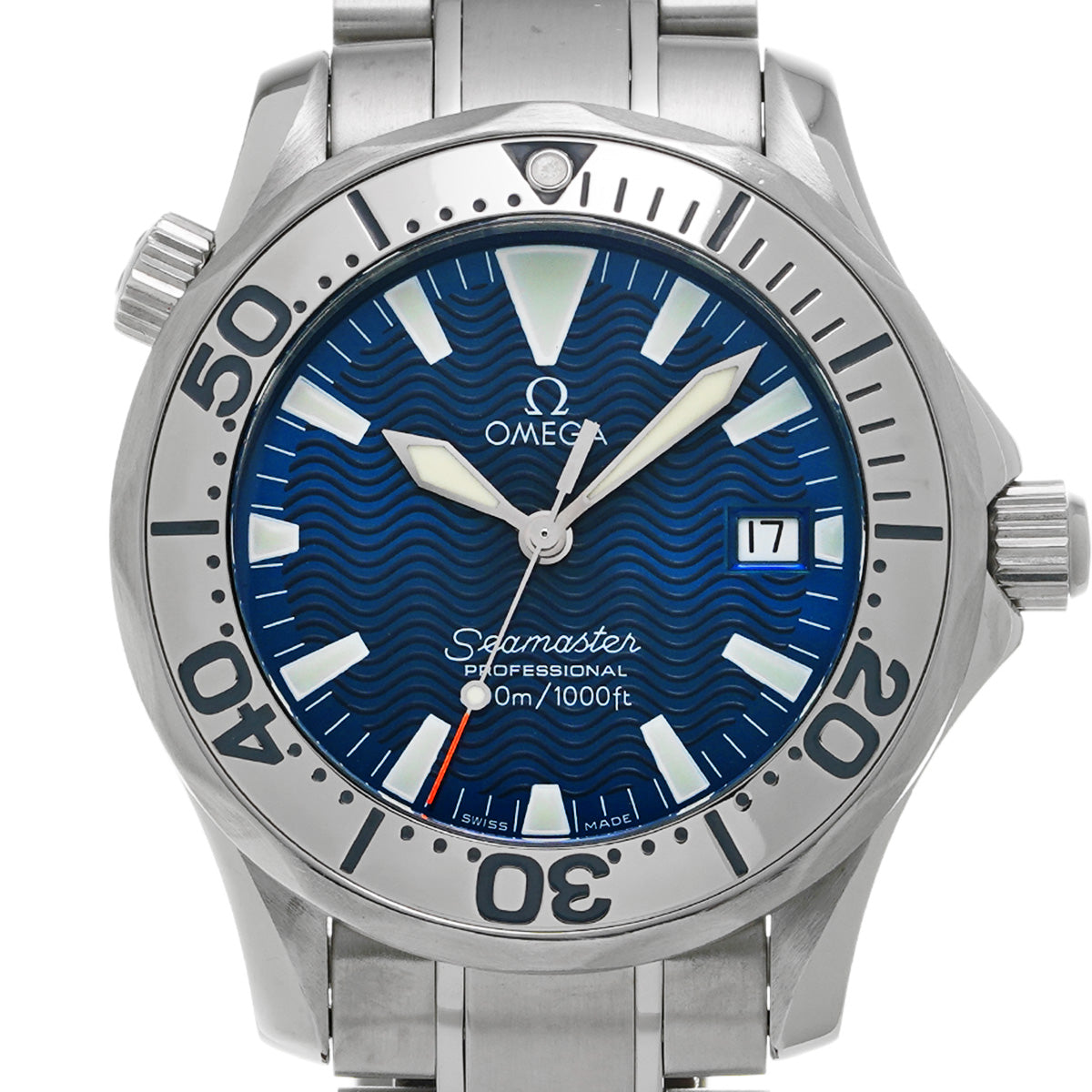 Seamaster Professional 300 2263.80 Blue OMEGA Men's [Pre-Owned].