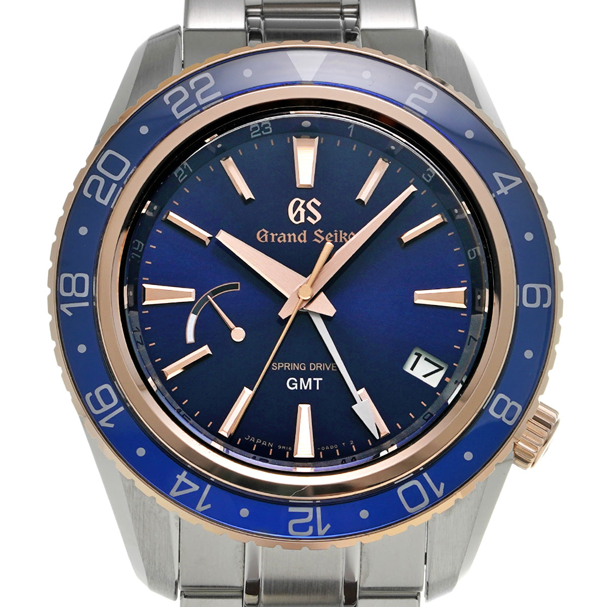 Spring Drive GMT 2022 Special Limited Edition SBGE286 Blue Grand Seiko Men's [Pre-Owned].