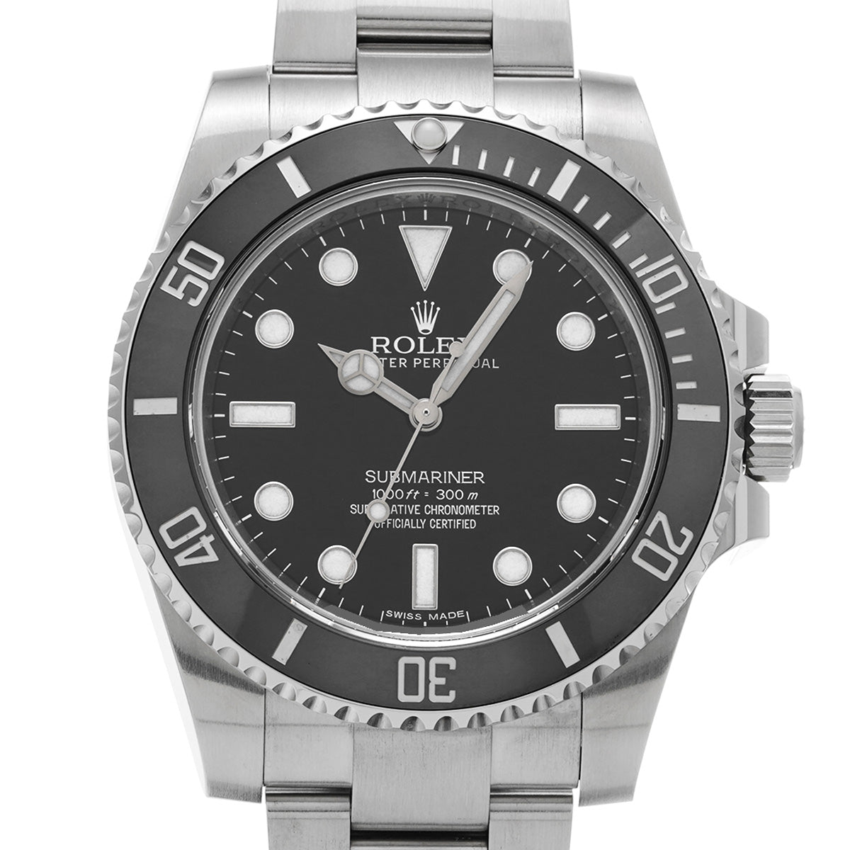Submariner 114060 Random Serial Black ROLEX Men's [Pre-Owned].