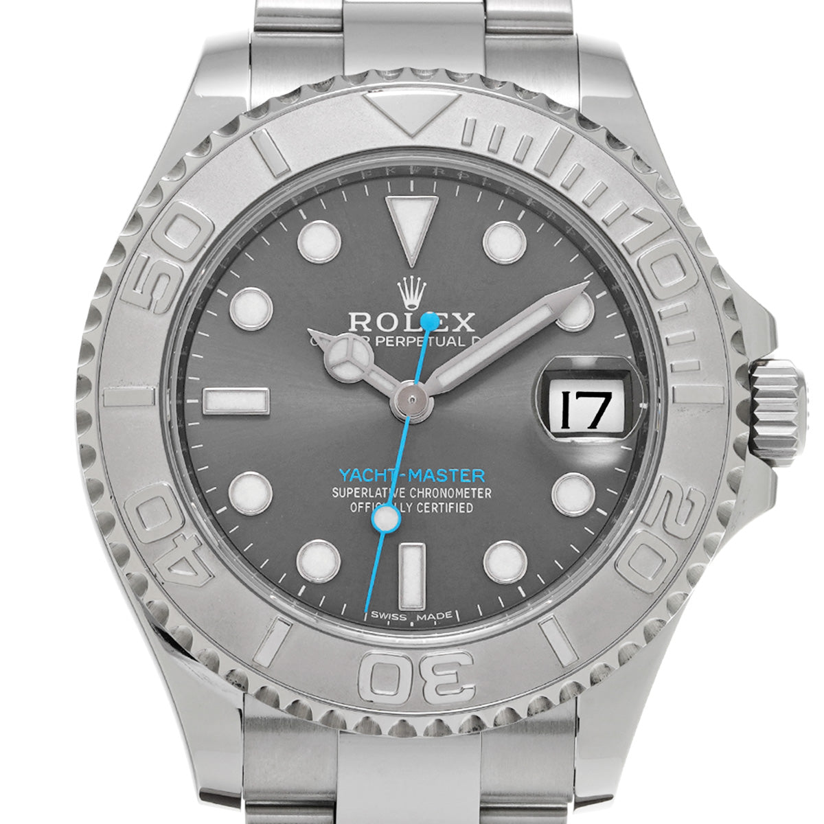 Yacht-Master 37 Dark Rhodium 268622 Random Serial Gray ROLEX Unisex [Pre-Owned].