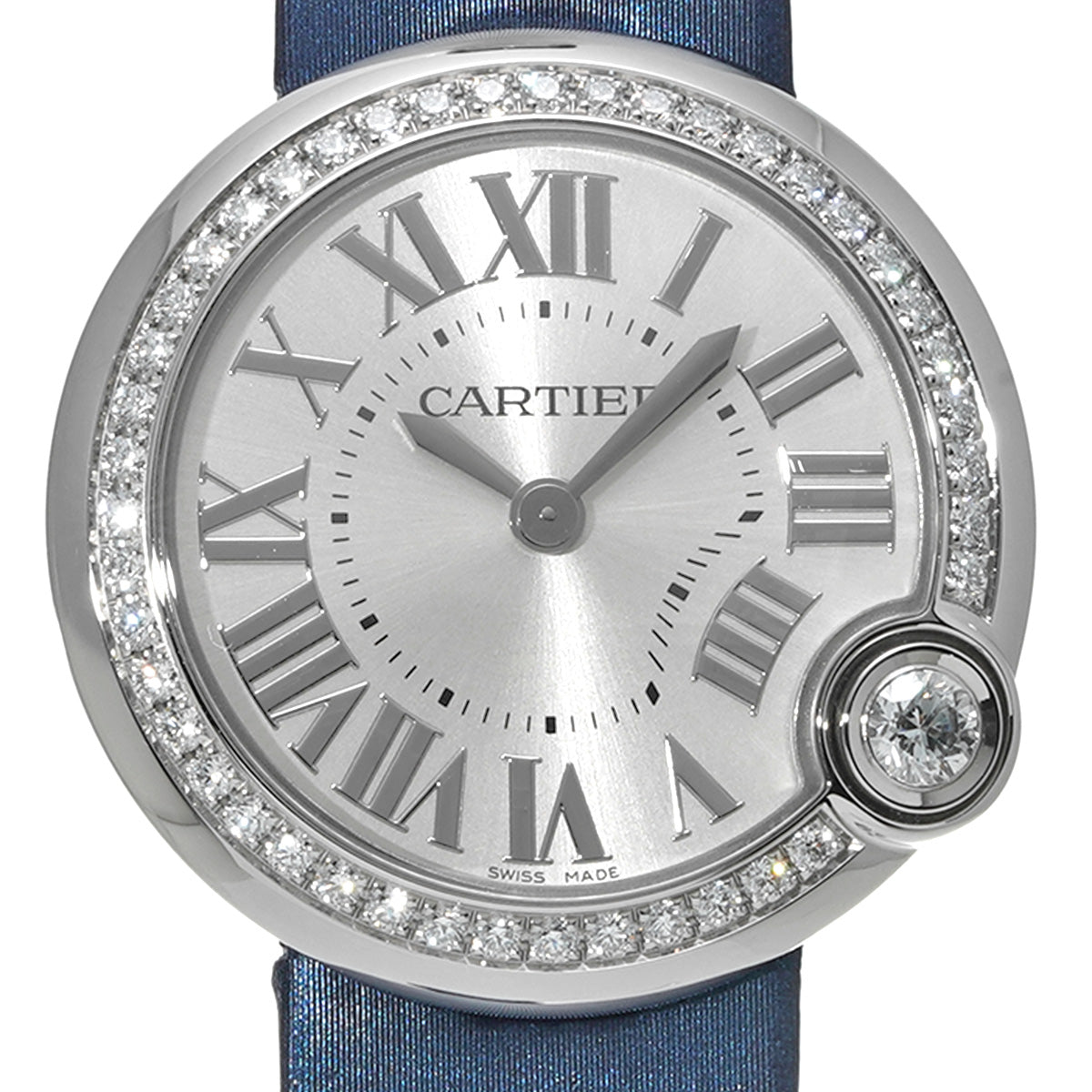 Ballon Blanc de Cartier W4BL0003 Silver CARTIER Ladies [Pre-owned].