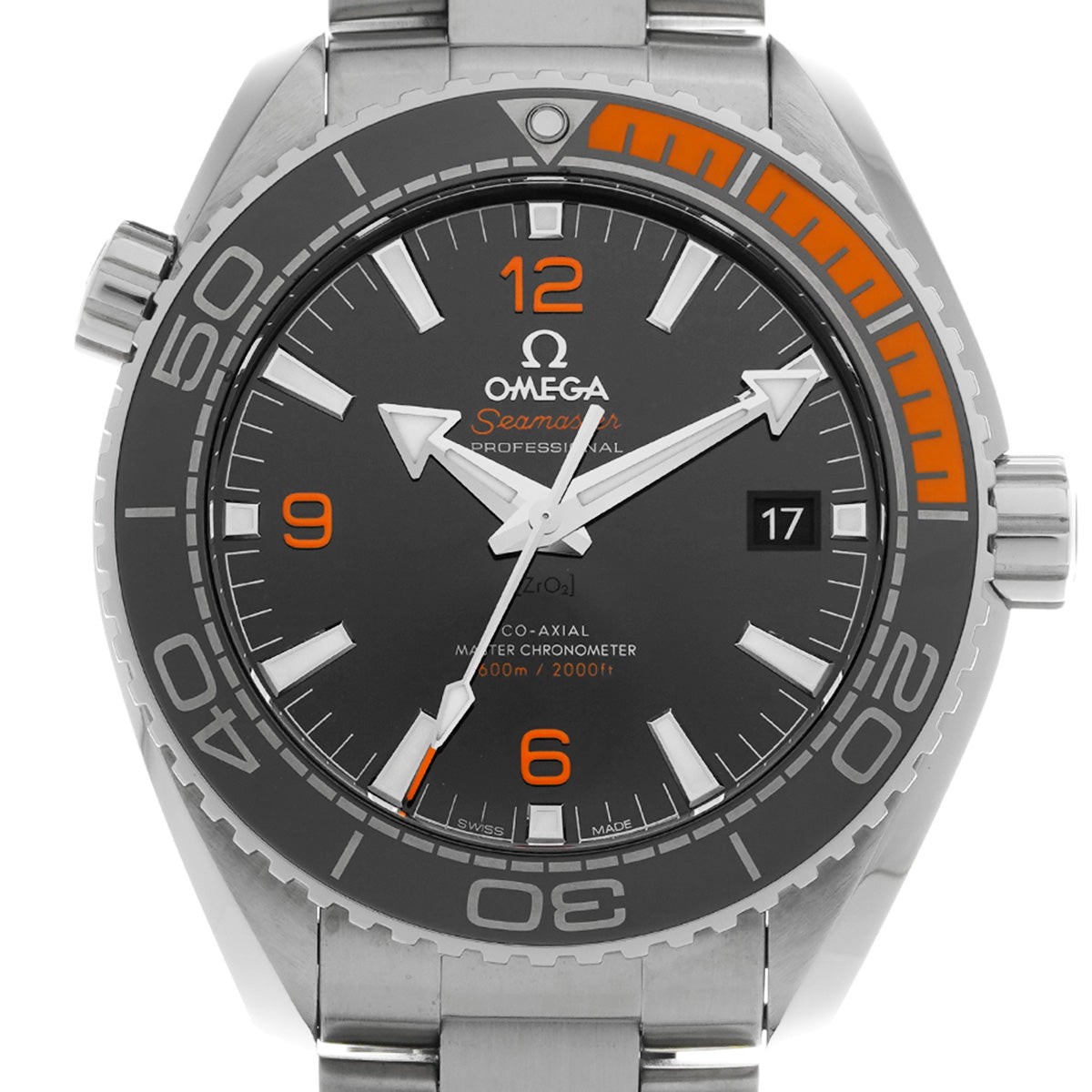 Seamaster Planet Ocean 600 Co-Axial Master Chronometer 215.30.44.21.01.002 Black OMEGA Men's [pre-owned]