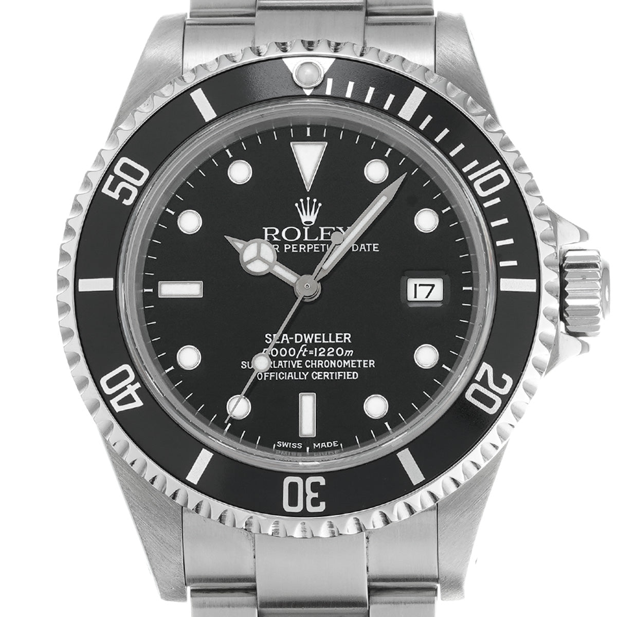 Sea-Dweller 16600 Y (made around 2002) Black ROLEX Men's [Pre-Owned].