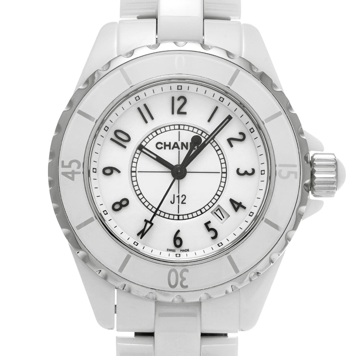 J12 33MM H0968 White CHANEL Ladies [Pre-owned].