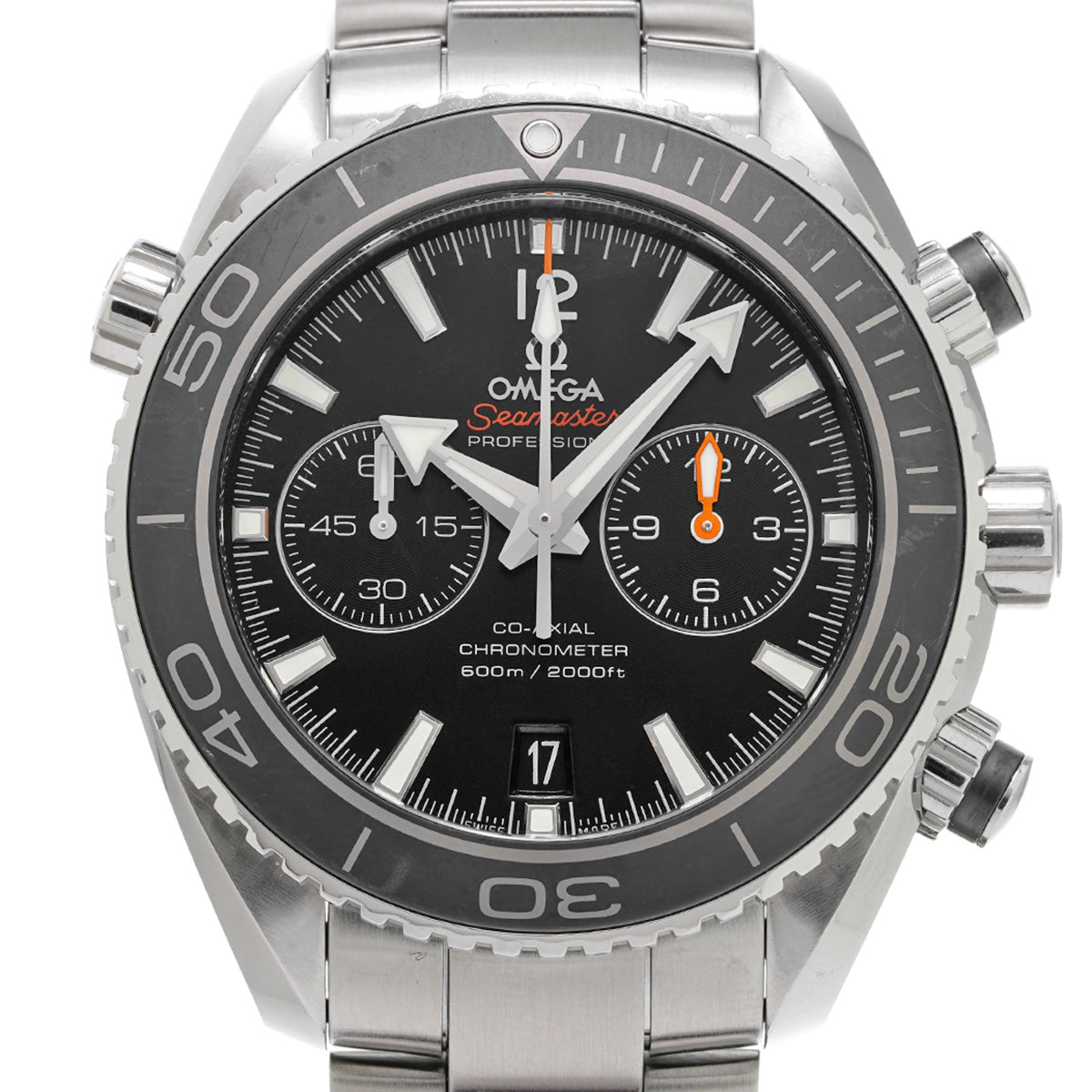 Seamaster Planet Ocean 600 Co-Axial Chronograph 232.30.46.51.01.001 Black OMEGA Men's [Pre-Owned].