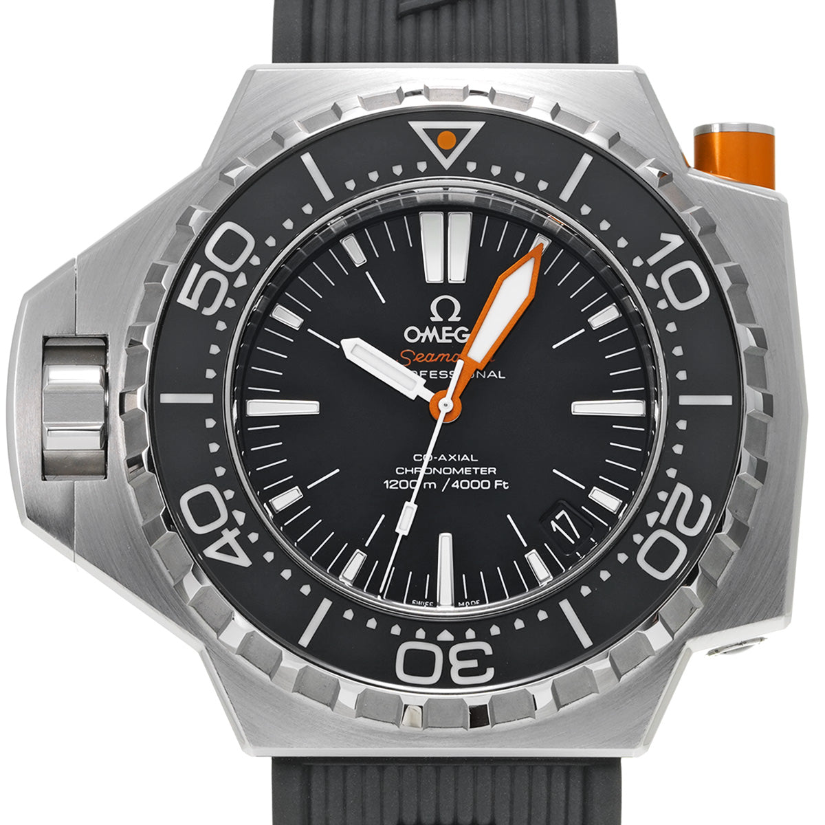 Seamaster Ploprof 1200 Co-Axial 224.32.55.21.01.001 Black OMEGA Men's [Pre-Owned].