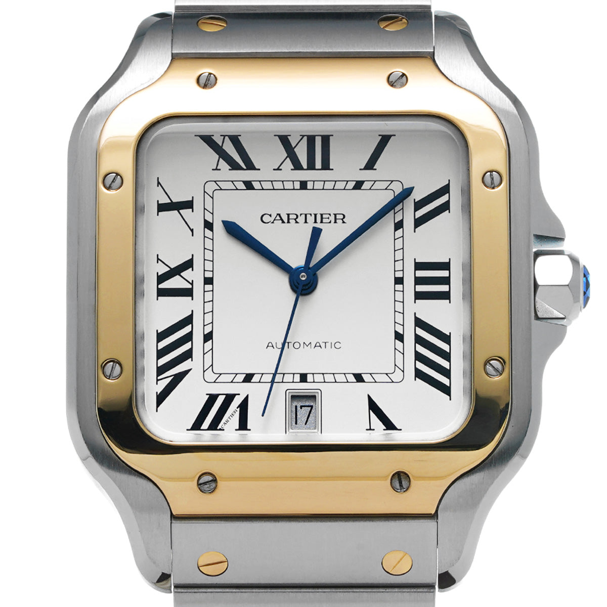 Santos de Cartier LM W2SA0009 Silver CARTIER Men's [Pre-owned]