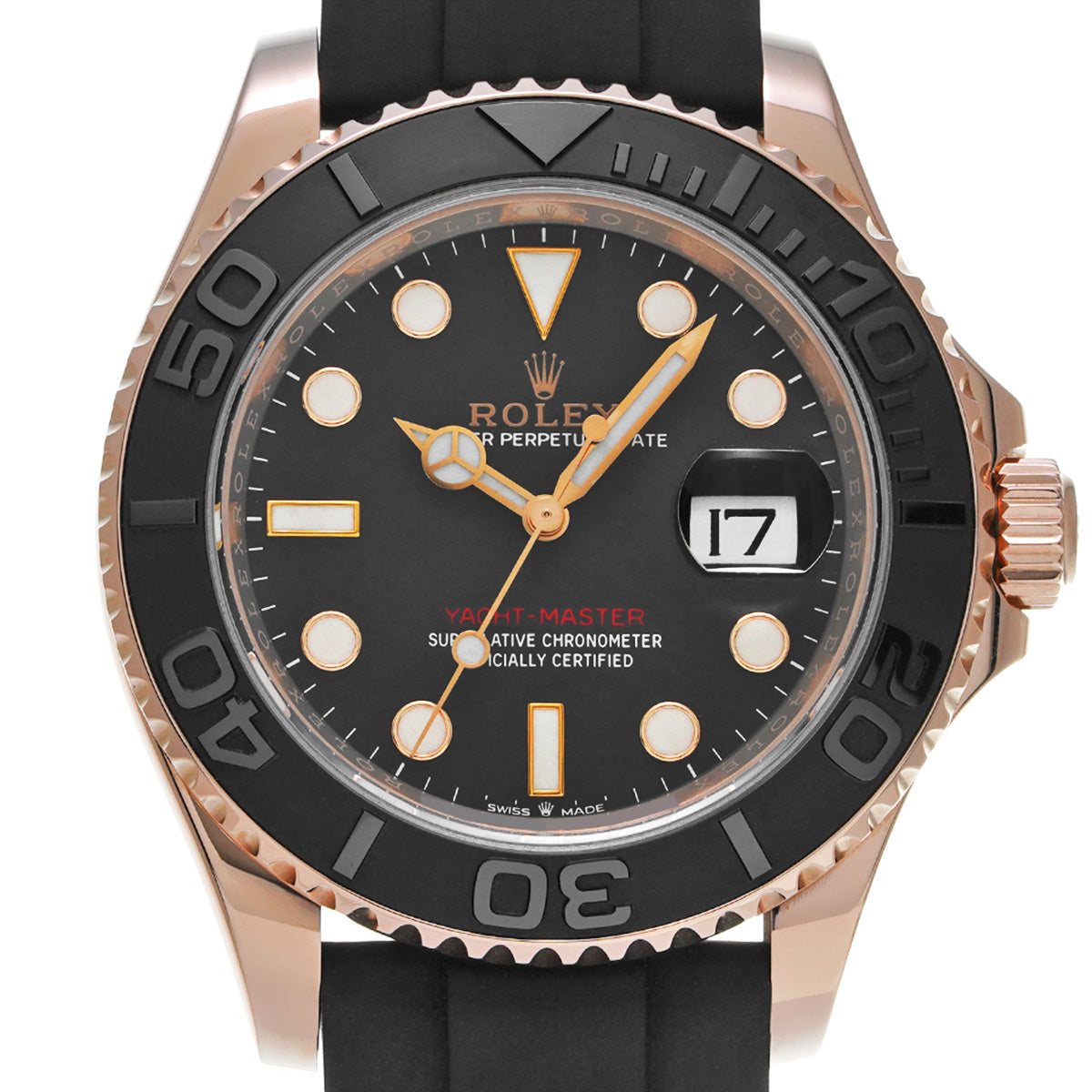 Yacht-Master 40 126655 Random Serial Black ROLEX Men's [Pre-Owned].