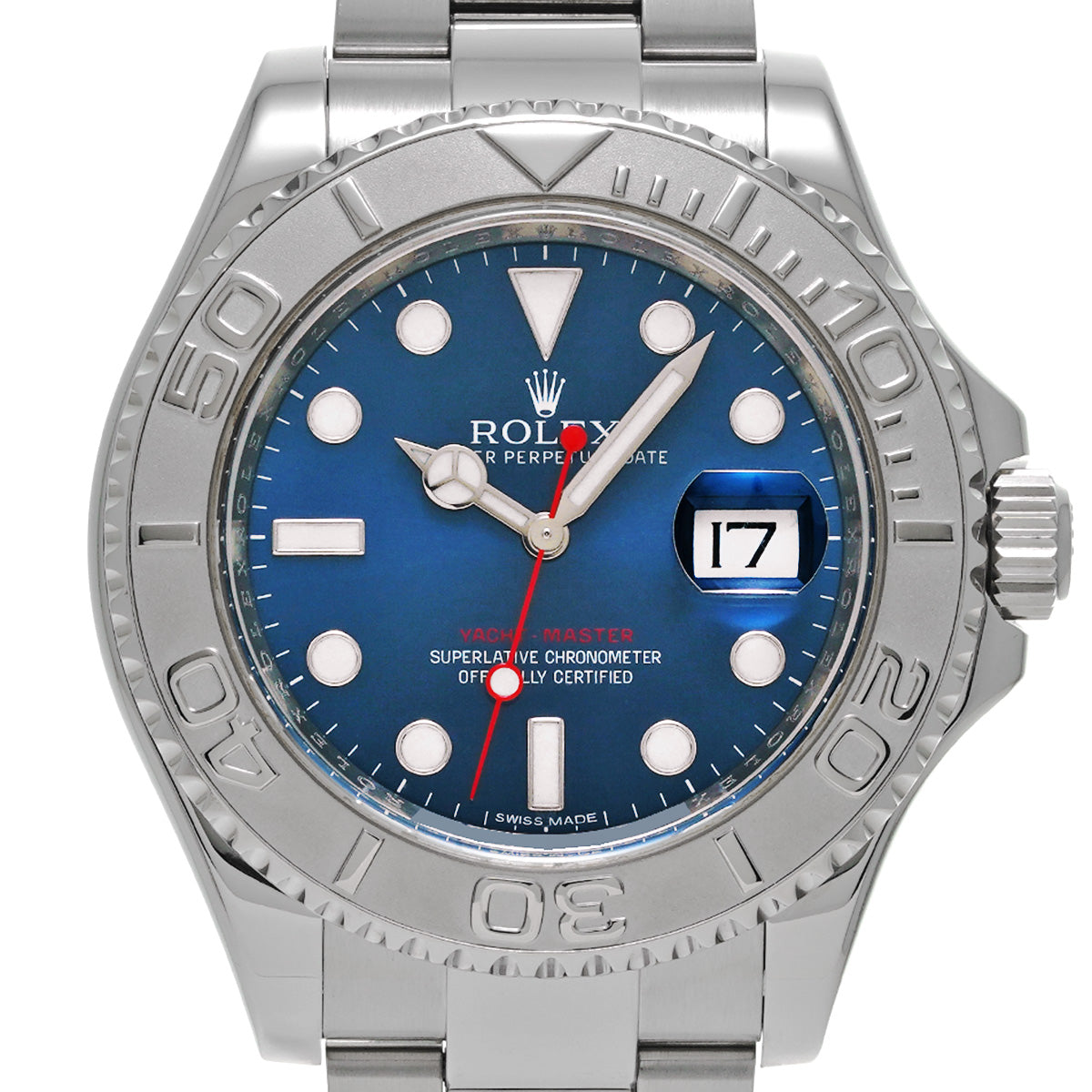 Yacht-Master 40 116622 Random Serial Blue ROLEX Men's [Pre-Owned].