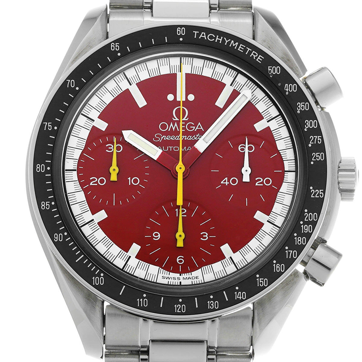 Speedmaster Racing Michael Schumacher 3510.61 Red OMEGA Men's [Pre-Owned].